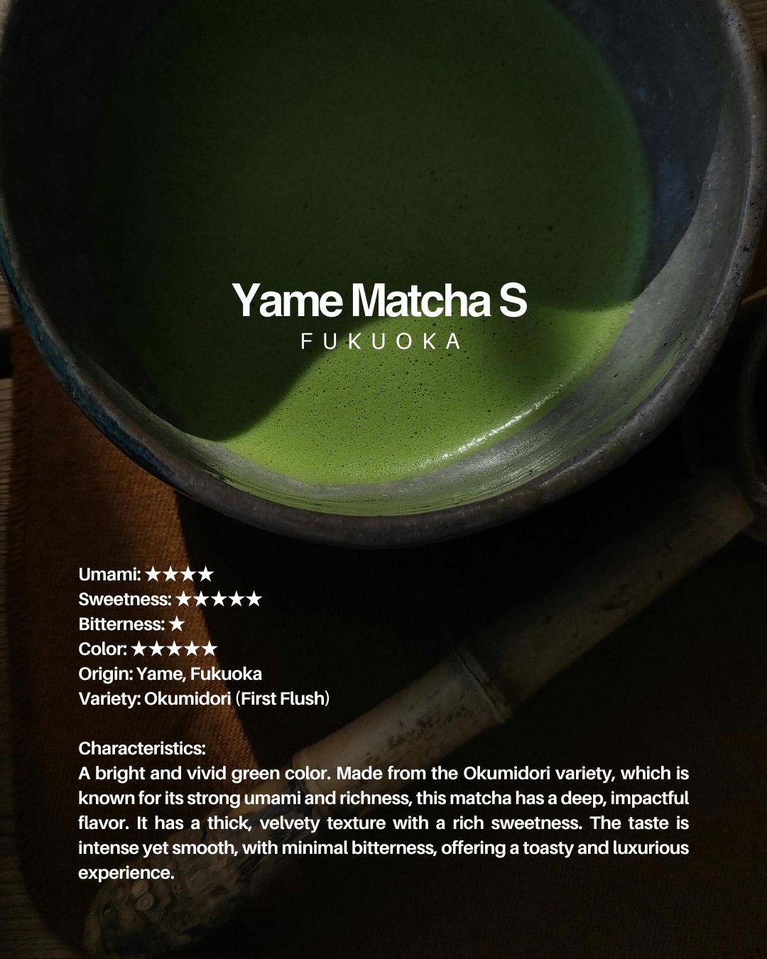 Yame Matcha S/ 1kg sample