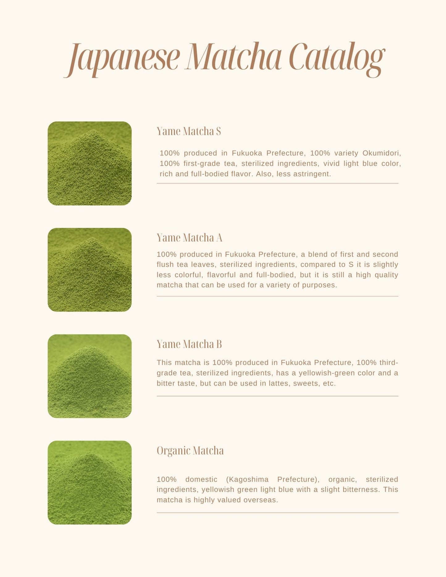 Yame Matcha A / sample 20g