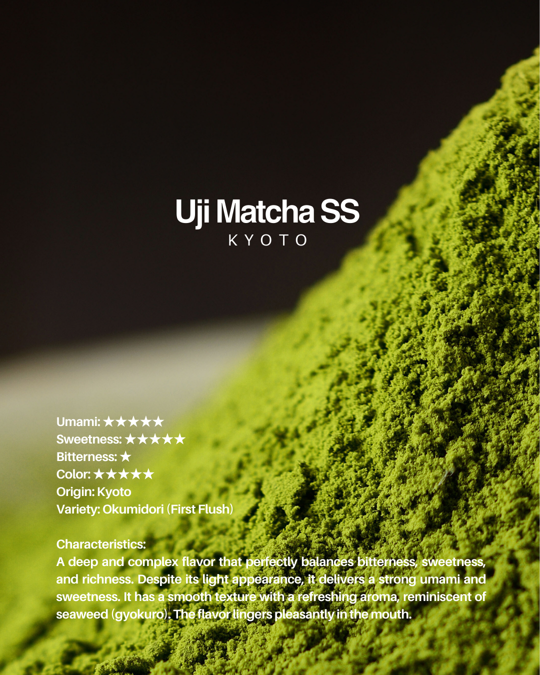 Uji Matcha SS / sample 20g