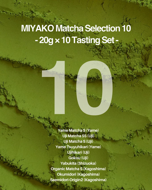 MIYAKO Matcha Selection 10 – 20g × 10 Tasting Set