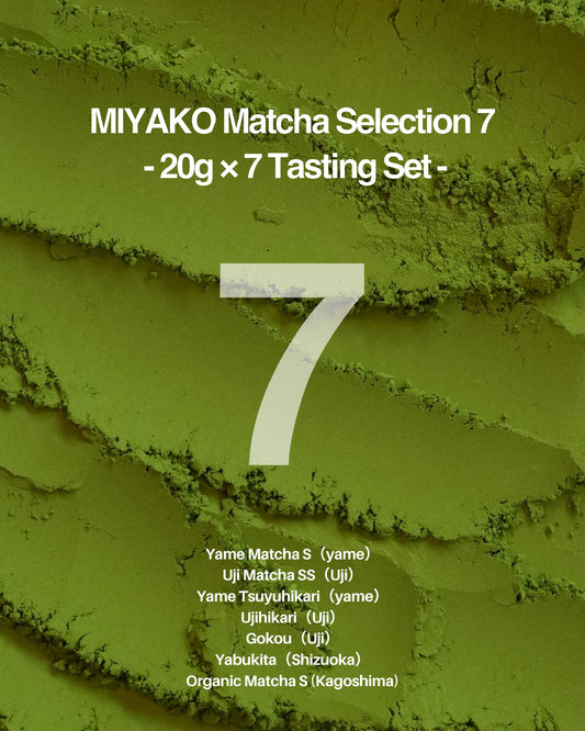 MIYAKO Matcha Selection 7 – 20g × 7 Tasting Set